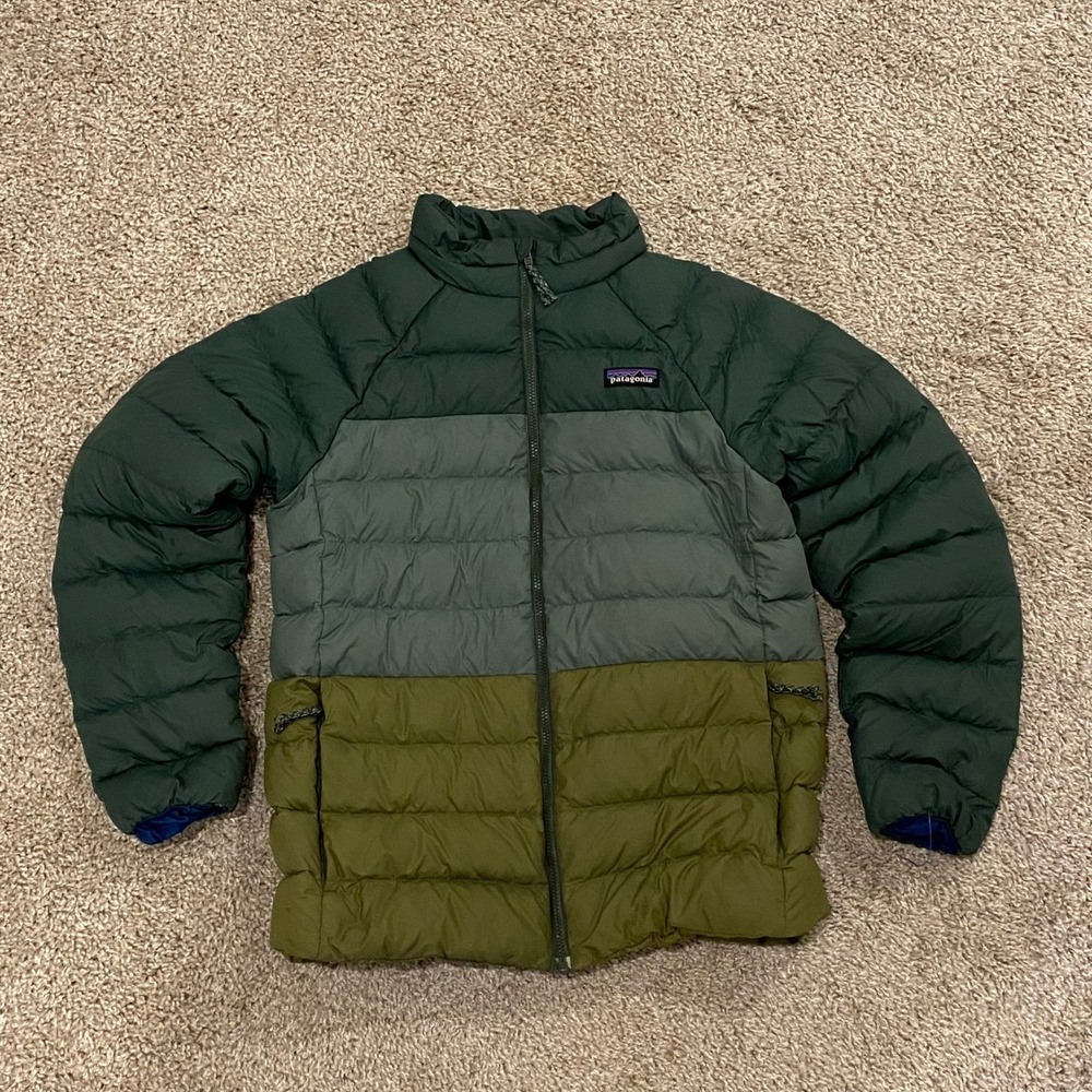 Patagonia Down Puffer Jacket Boys Size Large